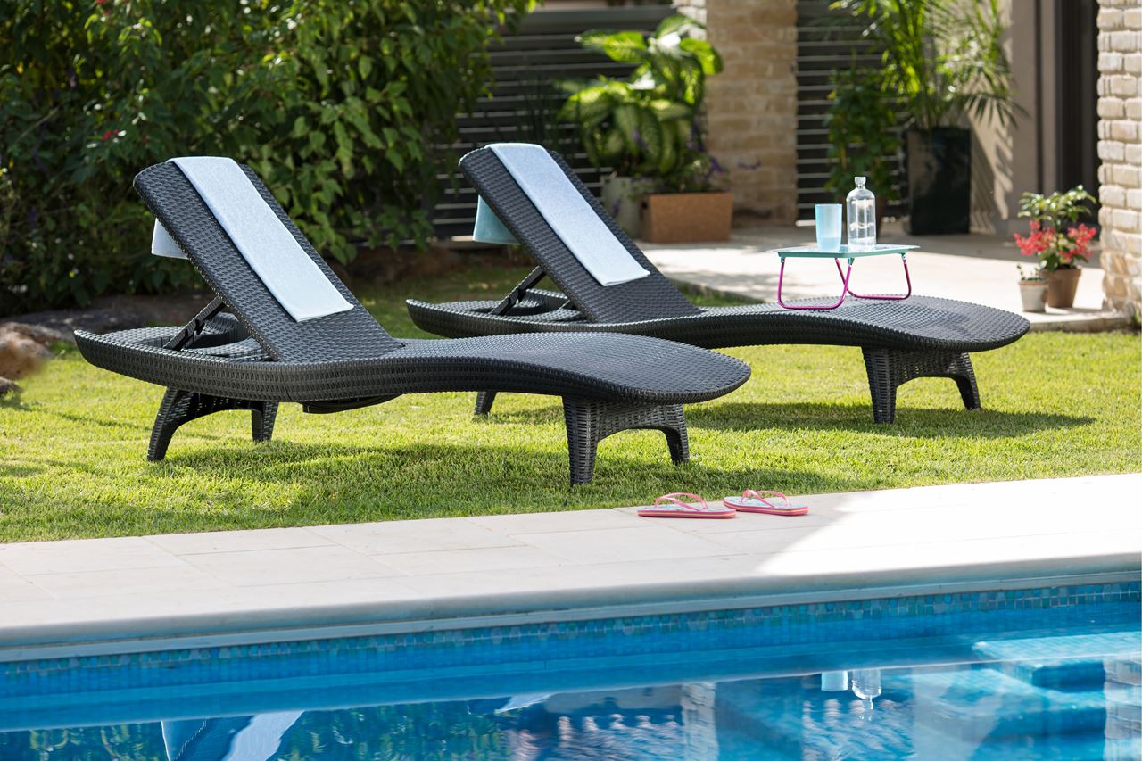 Keter Pacific Sun Lounger - mazeproducts