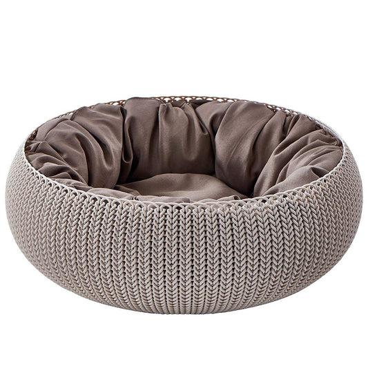 Curver Cozy Pet Bed (Beige) - mazeproducts