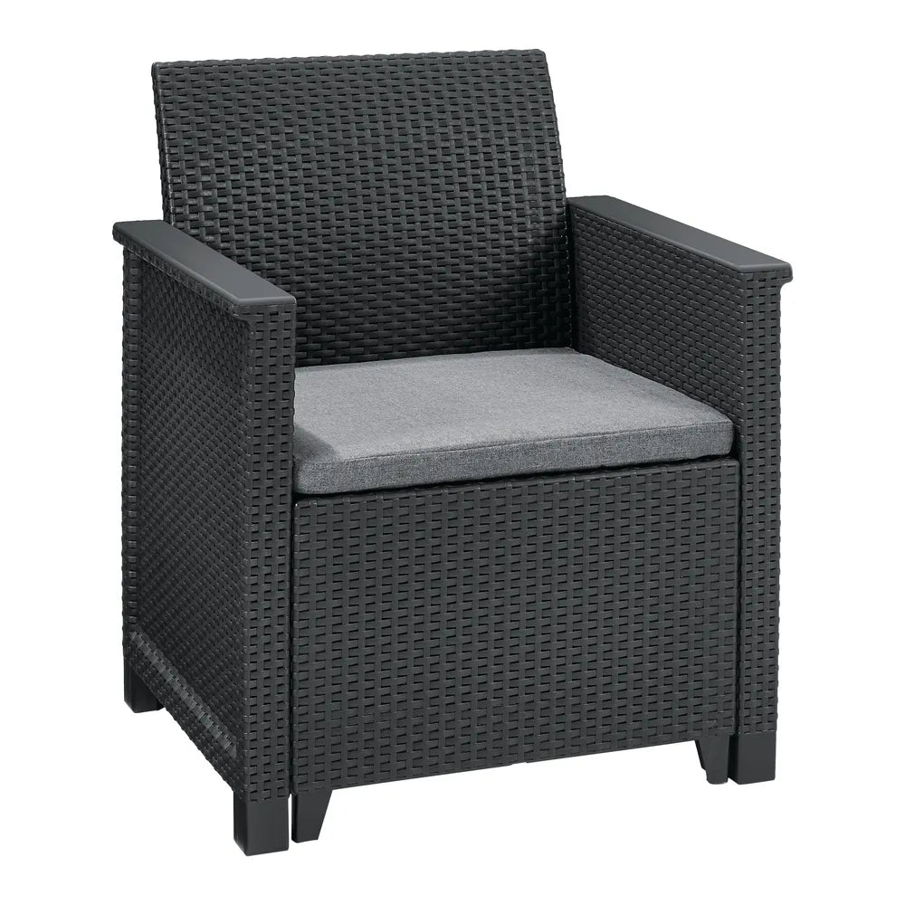 Keter Elodie Balcony Set - Graphite - mazeproducts