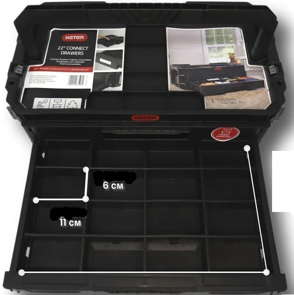 Keter Connect 2 Drawers System - mazeproducts