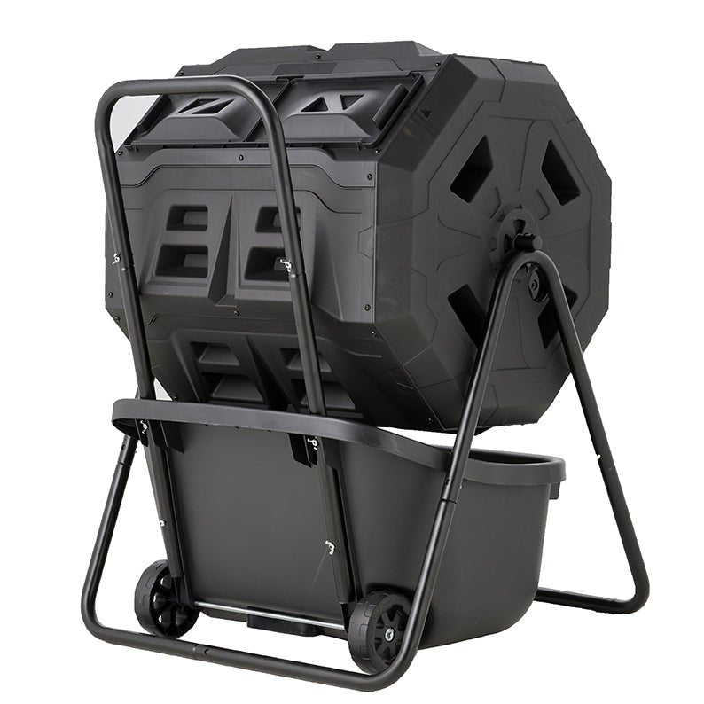 160L ROTO Twin Composter with Cart - mazeproducts