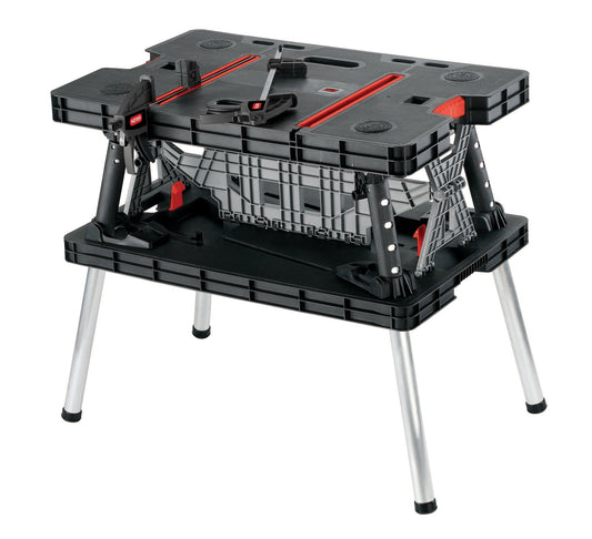 Keter Folding Work Table with Clamps - mazeproducts