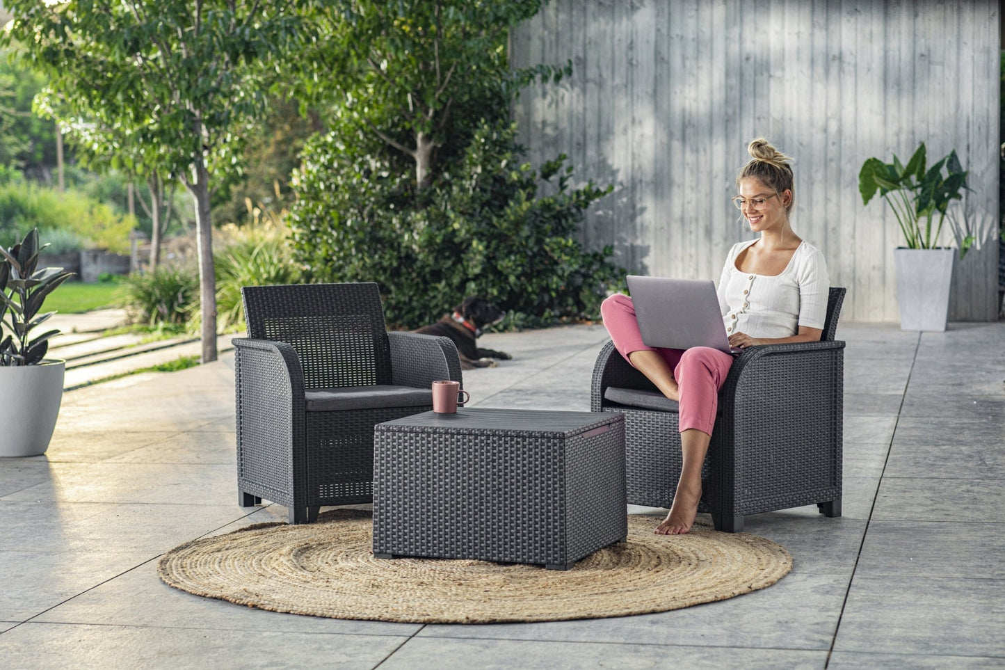 Keter Emma/Rosalie - 93L Storage Table - mazeproducts