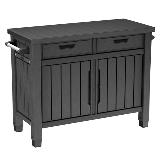 Keter Unity XL Drawers Outdoor Buffet Cabinet - mazeproducts