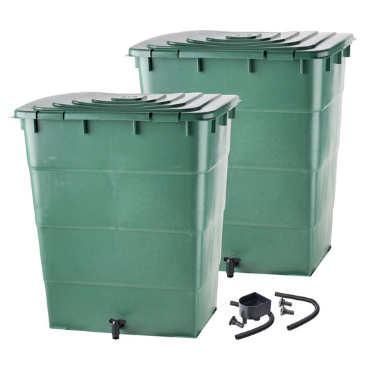 300lt MINItank x 2 +Diverter & Linking Kits - mazeproducts