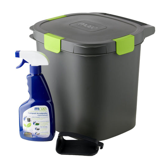 Maze 14lt Indoor Composter - Airtight Bokashi System - mazeproducts