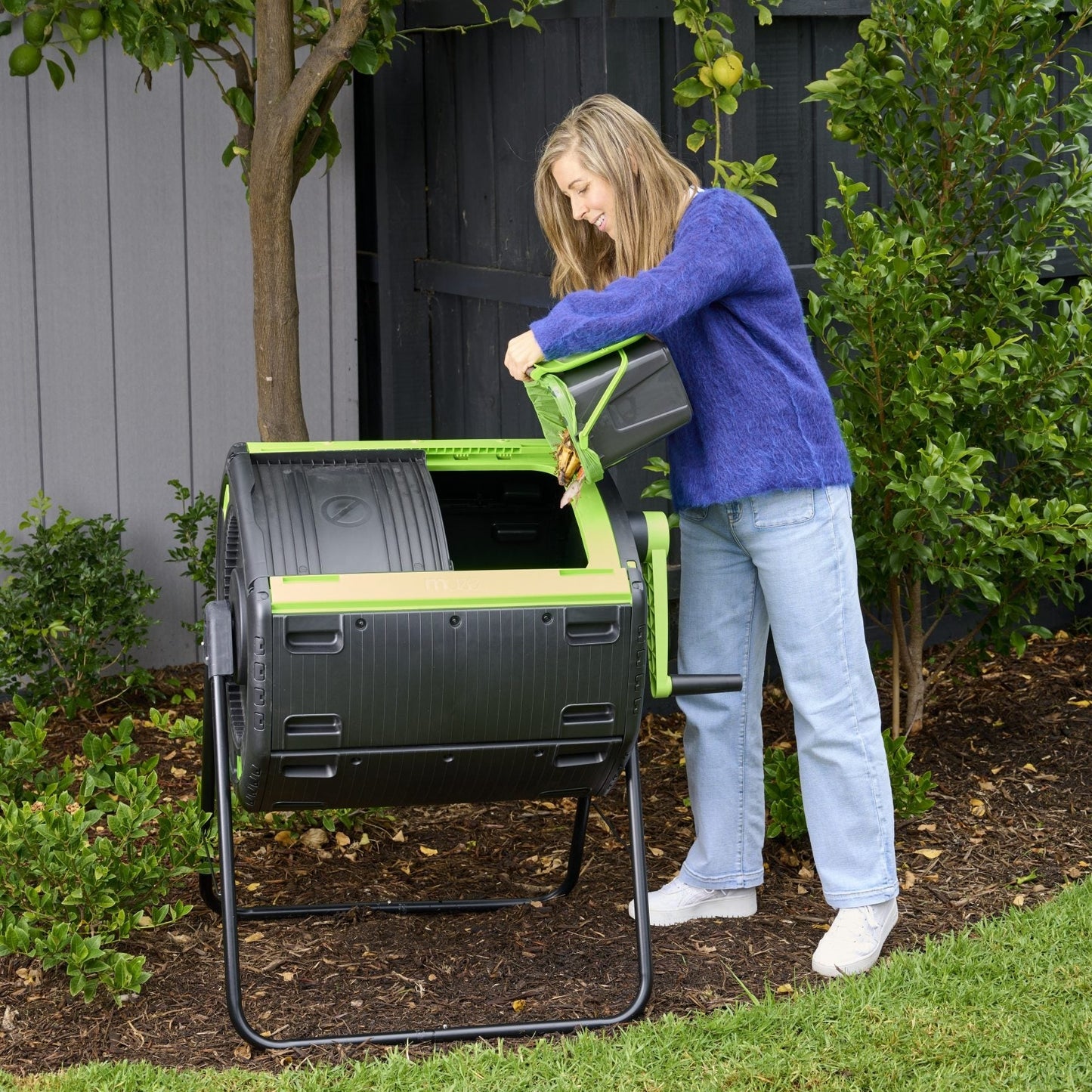 180L MAZE Geared Twin Tumbler (Mega Bundle, 7L Caddy) - mazeproducts