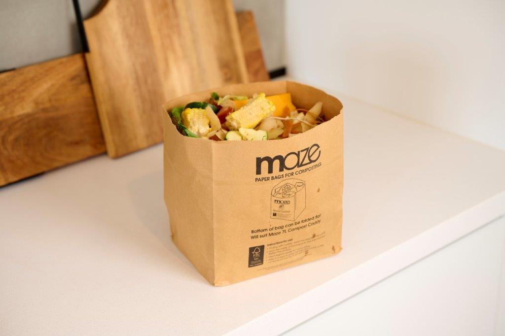 Maze Compostable Paper Bags - mazeproducts