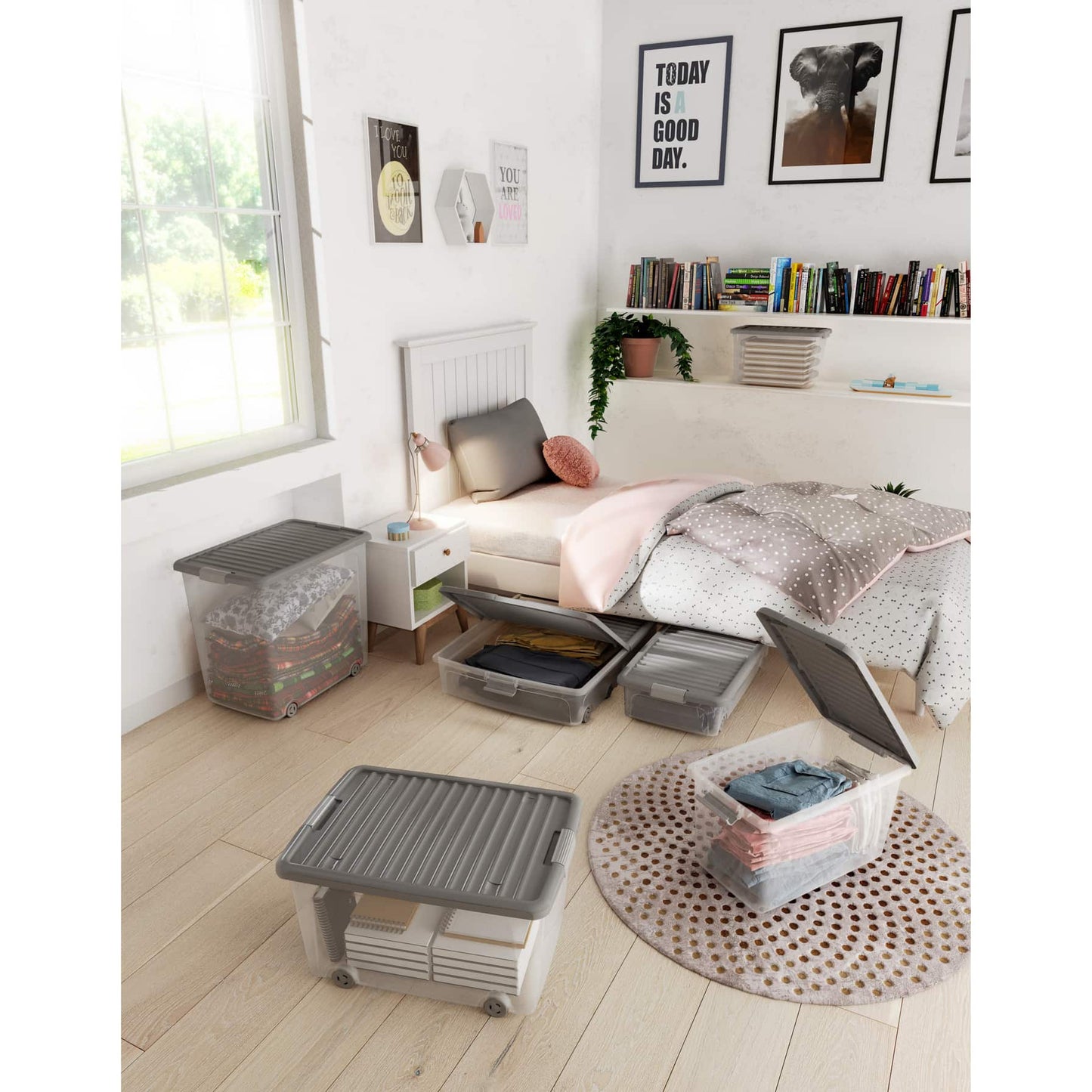 KIS Underbed W Box - White (XLarge) - mazeproducts