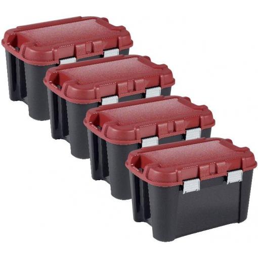 Curver Totem Storage Box (60L) - 4 Pack - mazeproducts