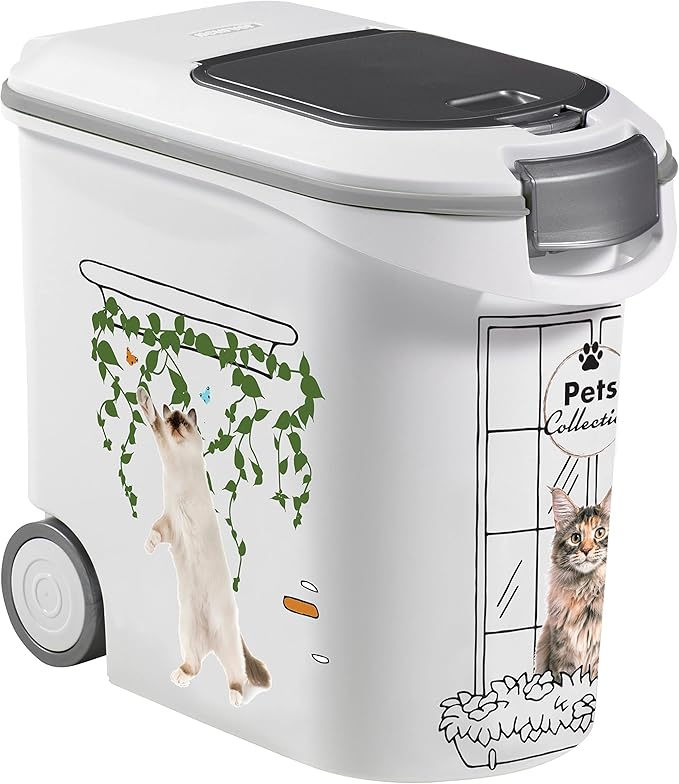 Curver 35L/12kg Pet food Storage Container - Cats - mazeproducts