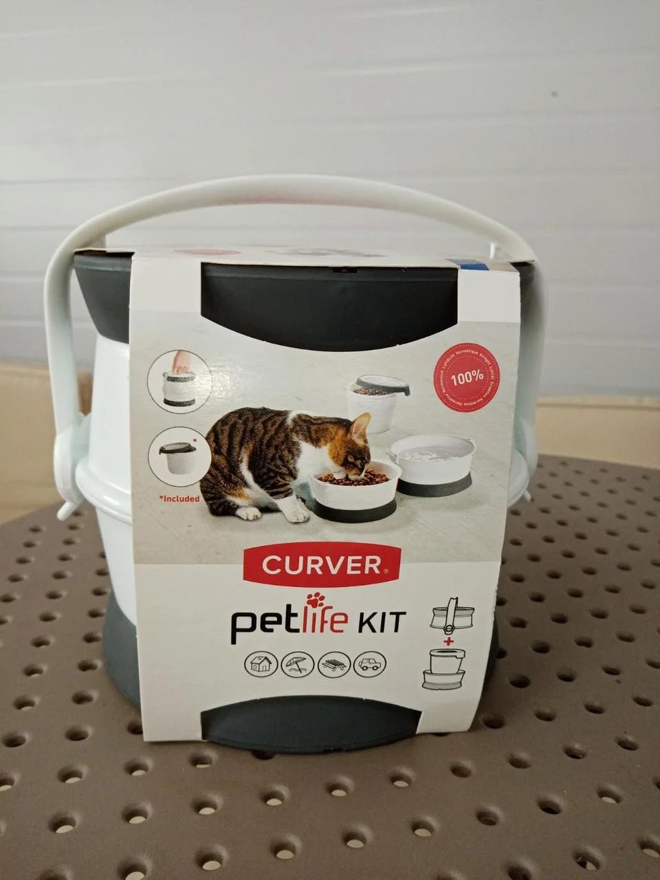 Curver 3 in 1 Food Travel Kit - White & Grey - mazeproducts