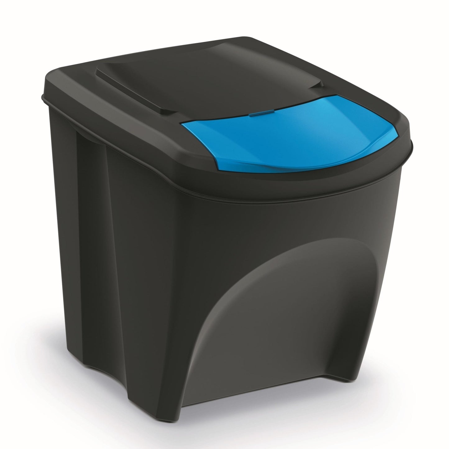 25L SORTIBOX K Waste Separation Bins - Set of 3 - Black - mazeproducts