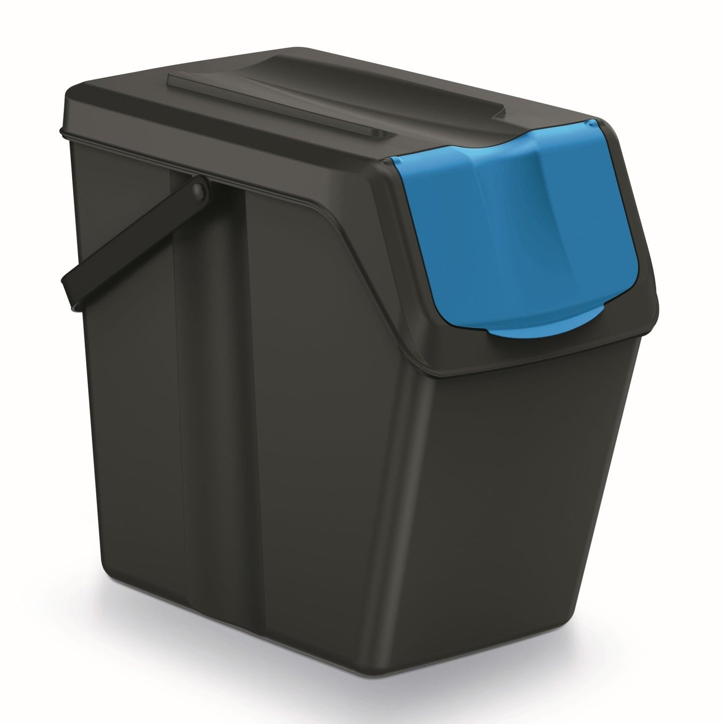 25L SORTIBOX S Waste Separation Bins - Set of 3 - Black - mazeproducts