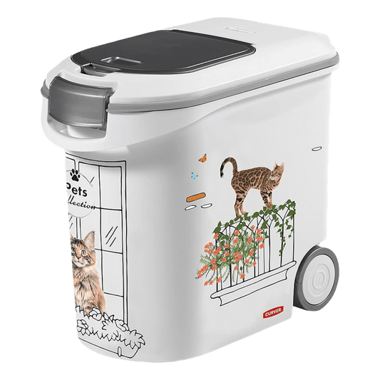 Curver 35L/12kg Pet food Storage Container - Cats - mazeproducts