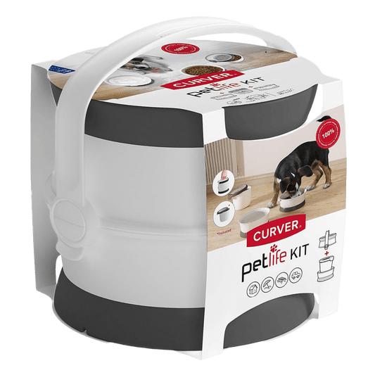 Curver 3 in 1 Food Travel Kit - White & Grey - mazeproducts