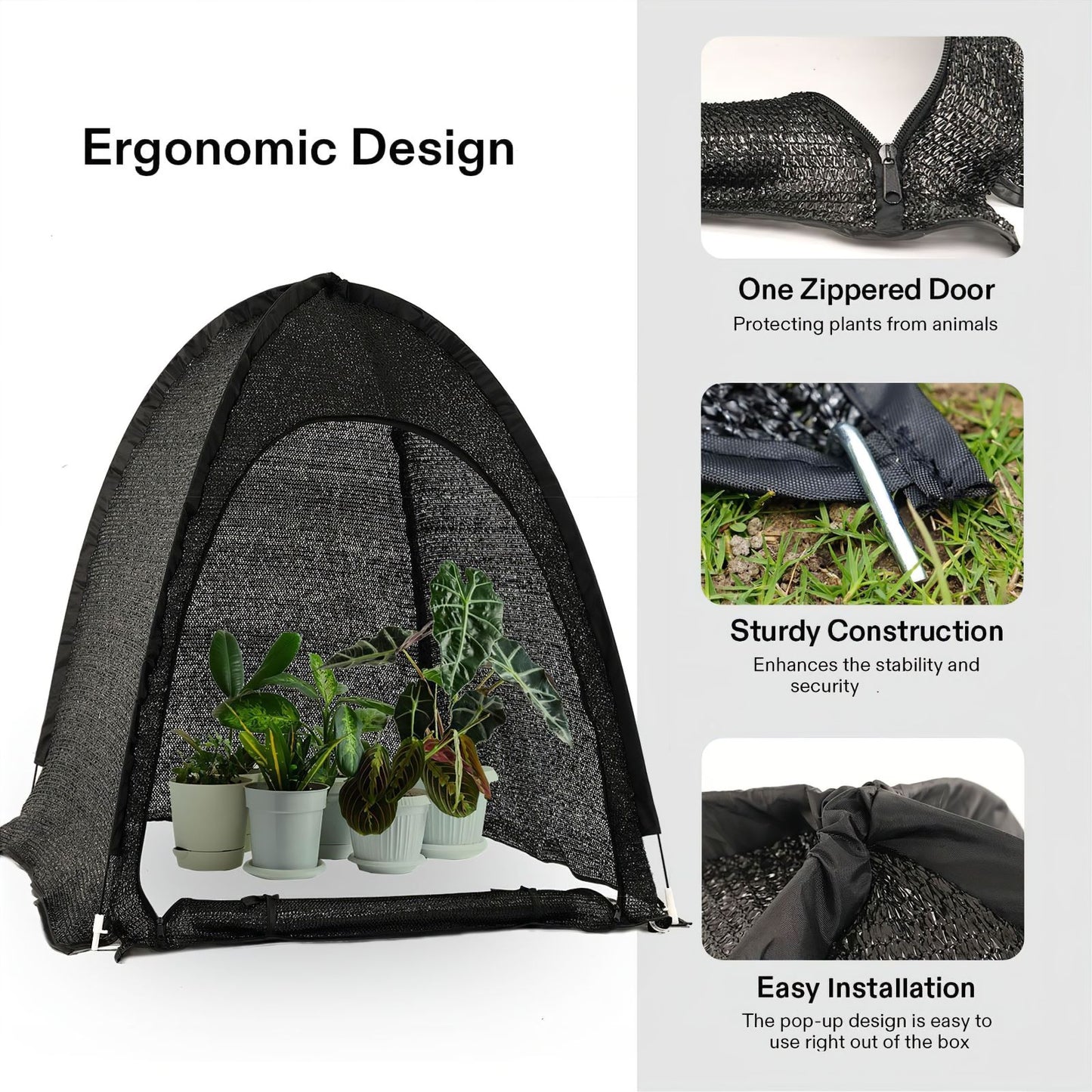 3pk Pop up SHADE Cover - 0.92m2 x 1m High - mazeproducts