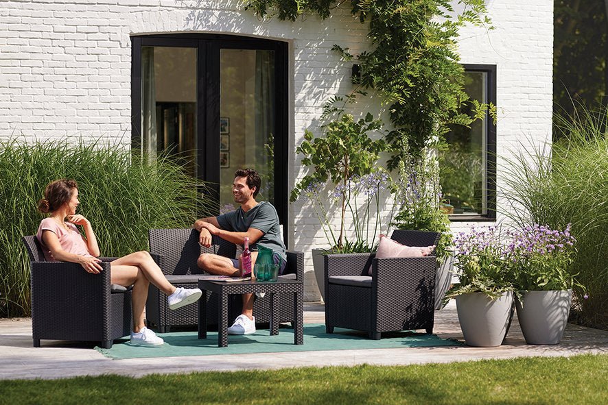 Keter Claire 2 Seater Sofa - mazeproducts