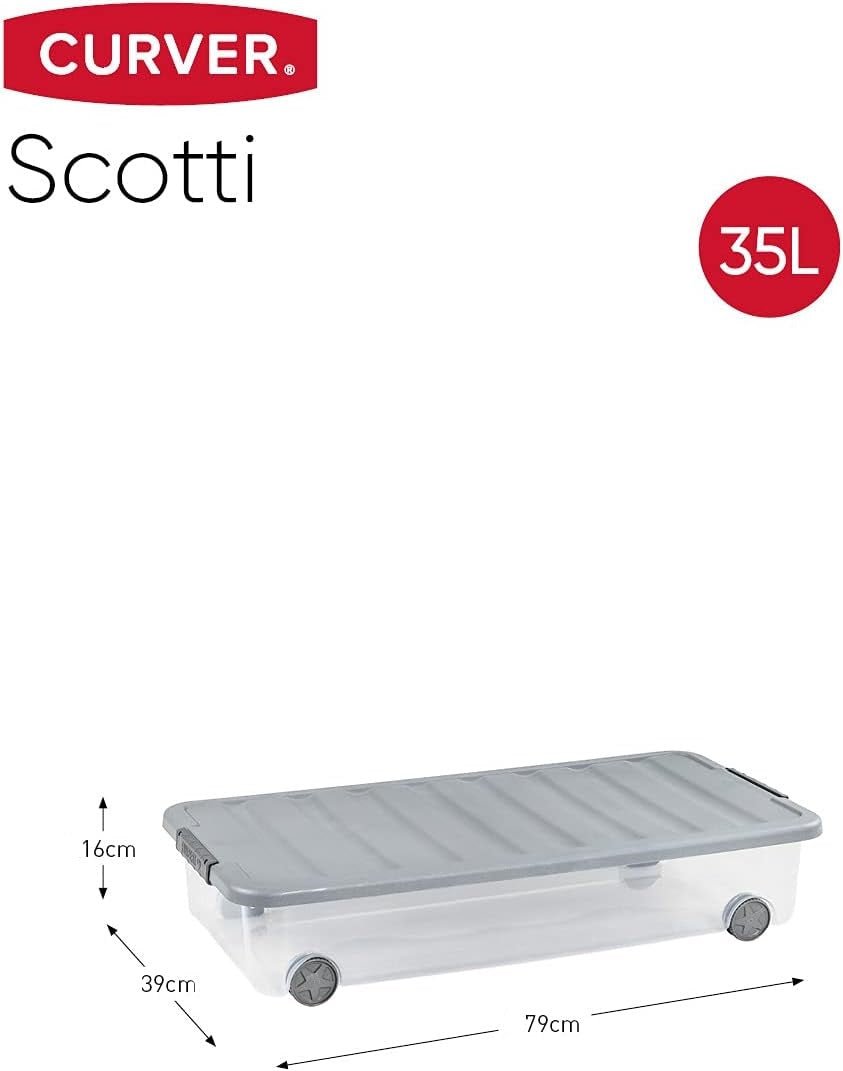 Curver Scotti Storage Box (35L) - mazeproducts
