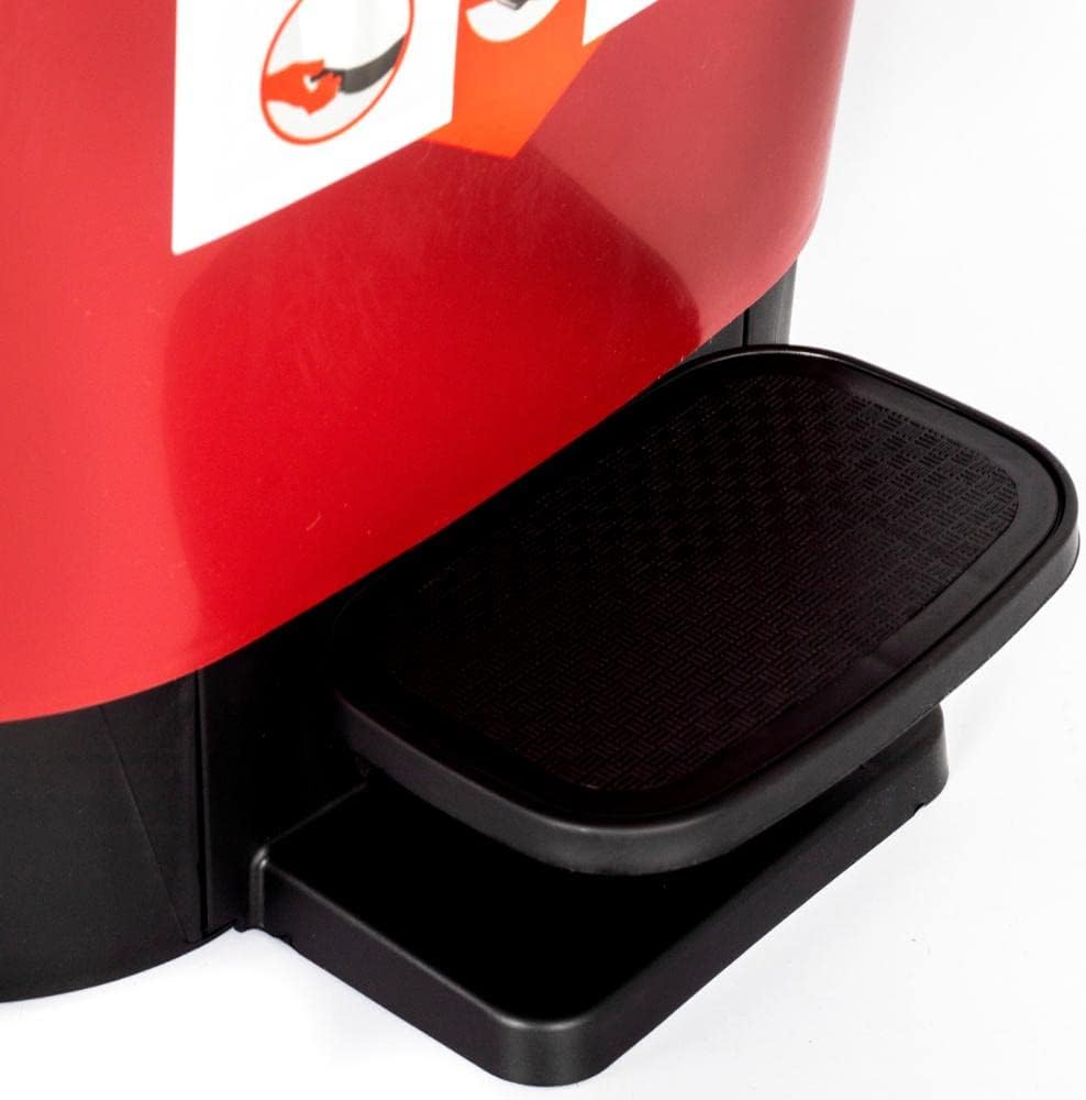 Curver Chic 45L Pedal Bin - Red - mazeproducts