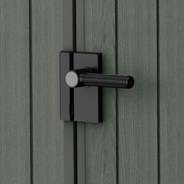 Keter Darwin 4x4 Garden Shed - Wood Green (1.3 x 1.2m) - mazeproducts