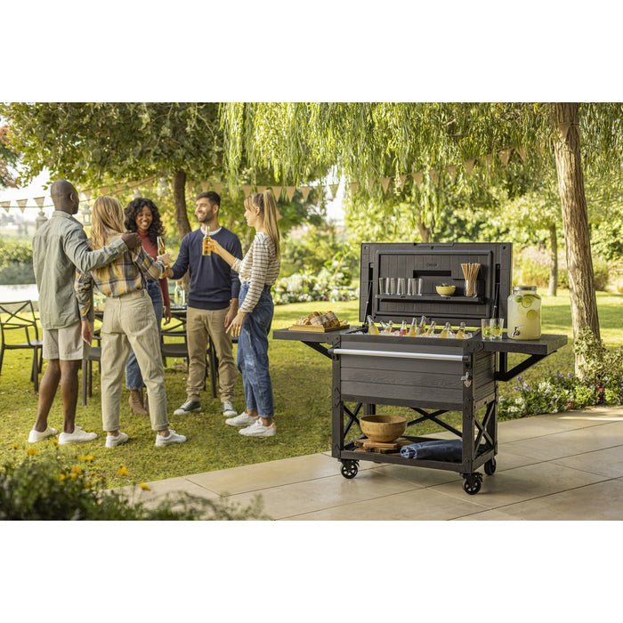 Keter Patio Cooler and Beverage Cart - mazeproducts