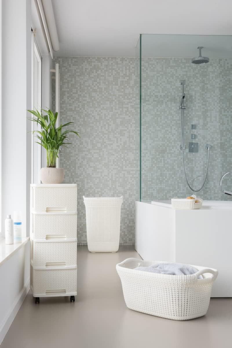 Curver Knit Laundry Basket (40L) - mazeproducts