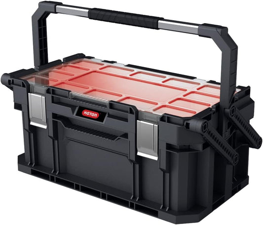 Keter Connect Cantilever Toolbox - Black - mazeproducts