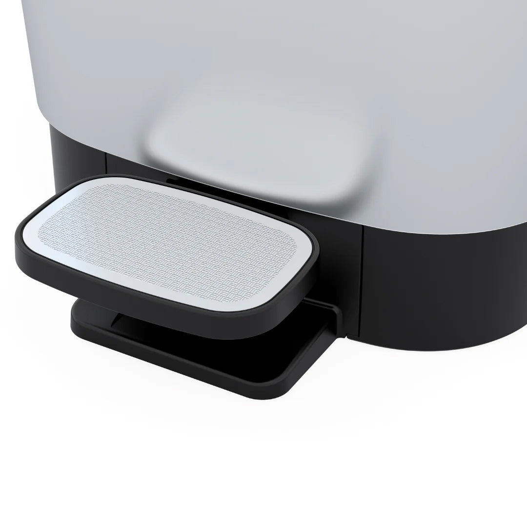 Curver Chic 45L Pedal Bin - Steel Look - mazeproducts