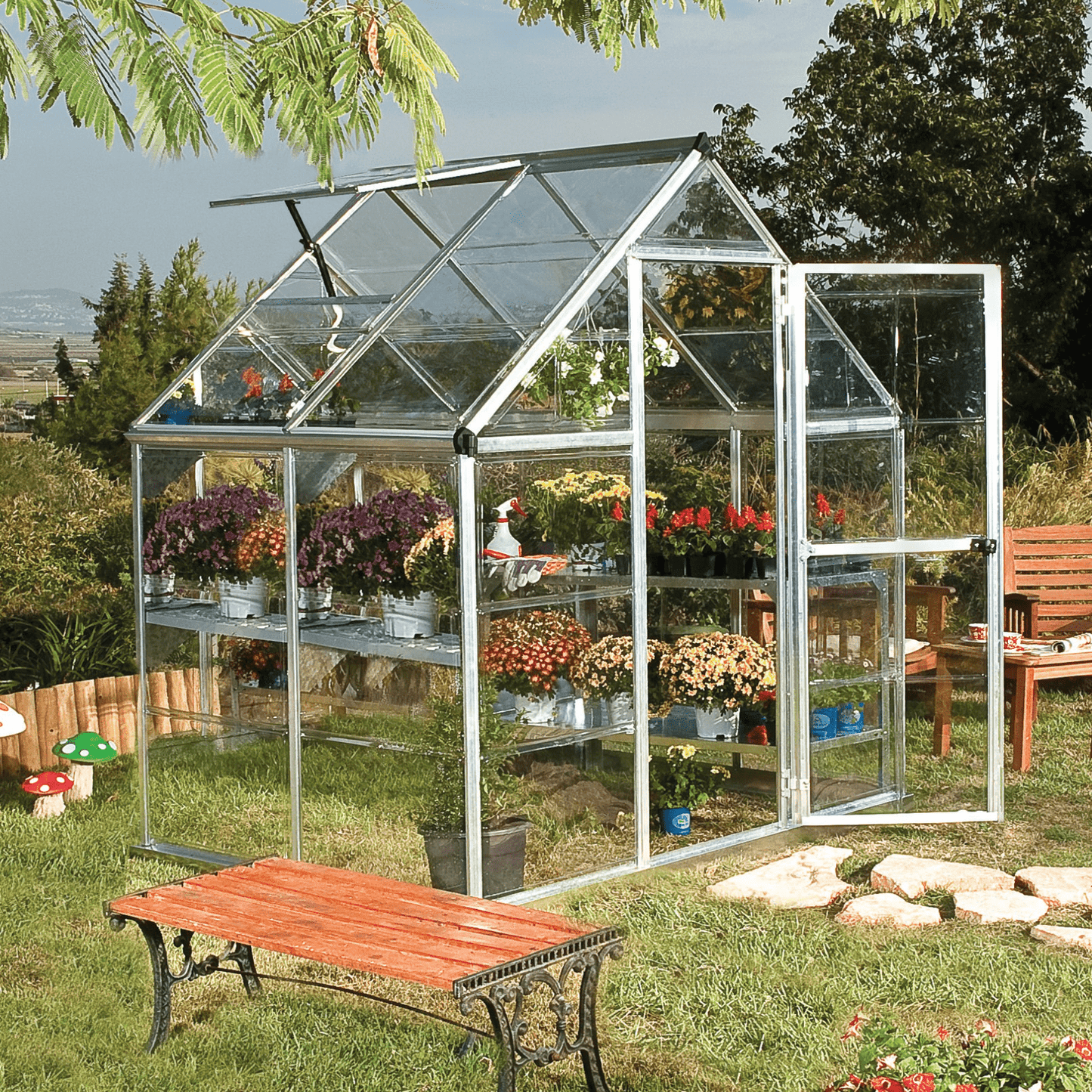 6' x 4' Harmony Greenhouse (1.9m x 1.3m) - mazeproducts