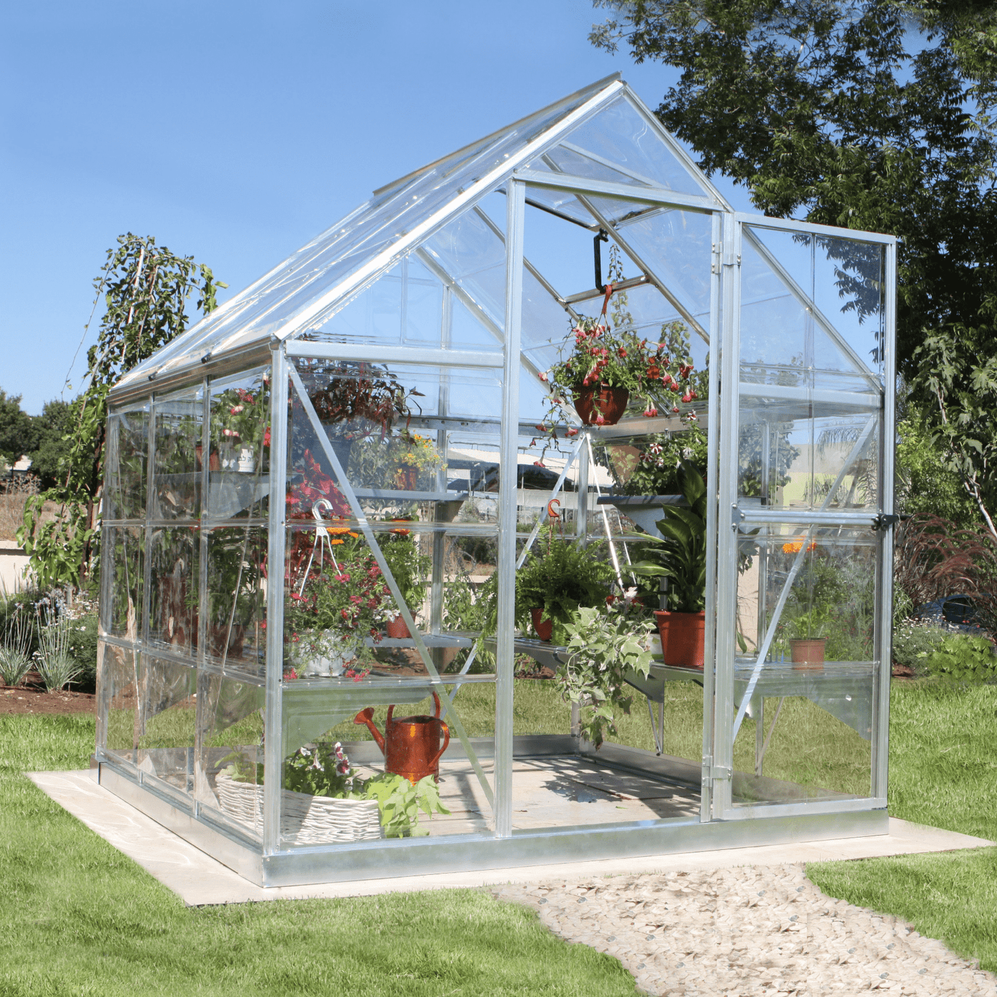 6' x 6' Harmony Greenhouse (1.9m x 1.9m) - mazeproducts