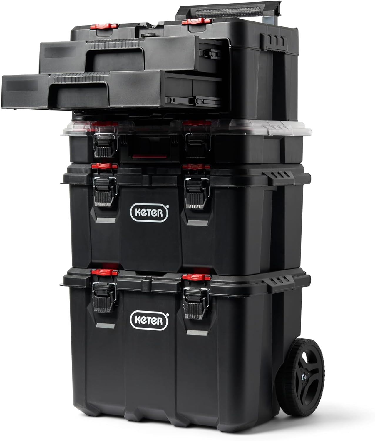 Keter STACK N’ ROLL 2 Drawers - mazeproducts