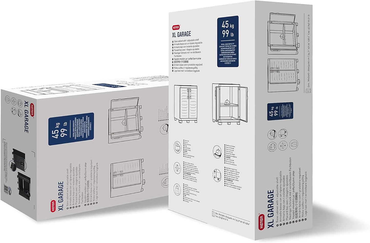 Keter XL Garage Base Cabinet - mazeproducts