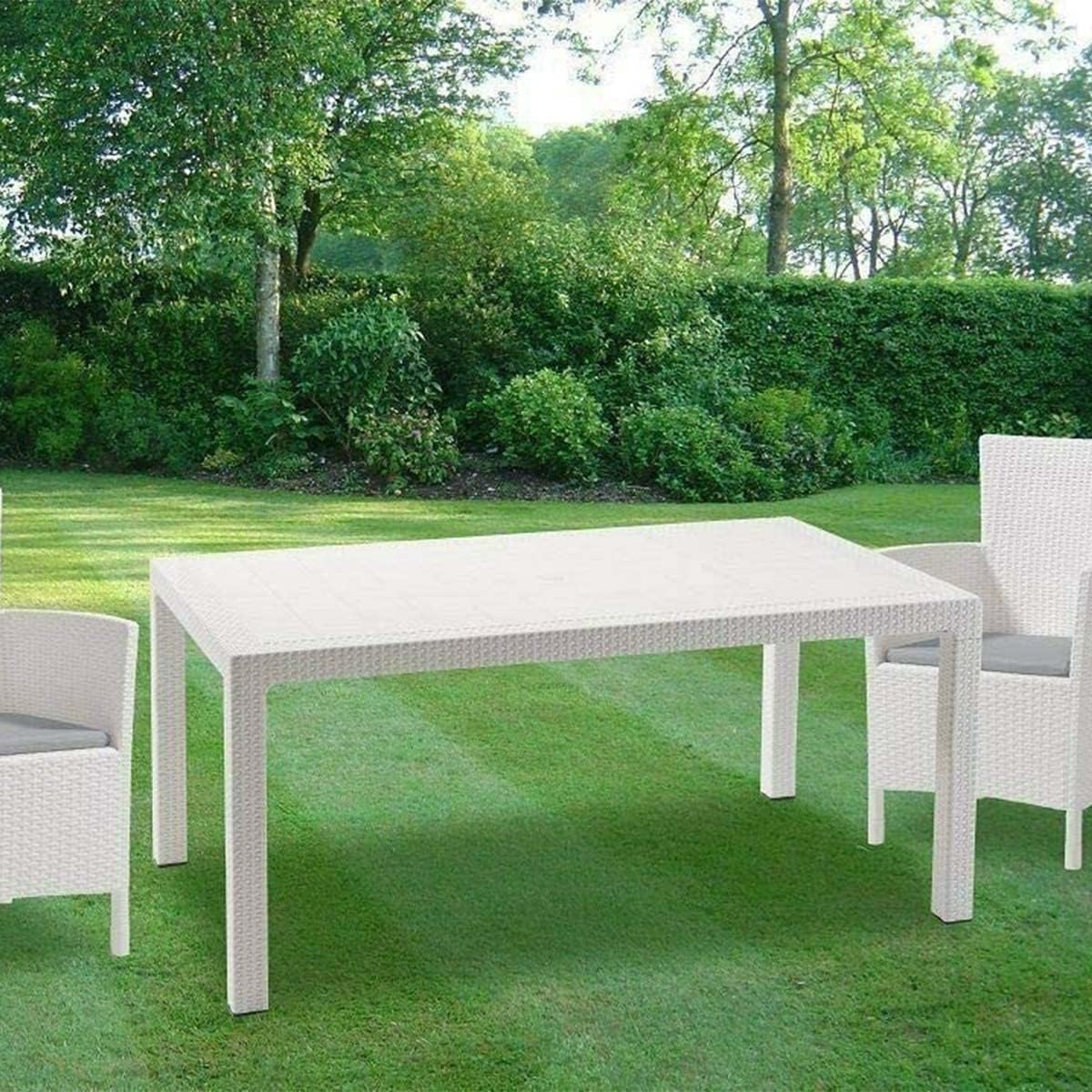 Keter Melody Dining Table - White - mazeproducts