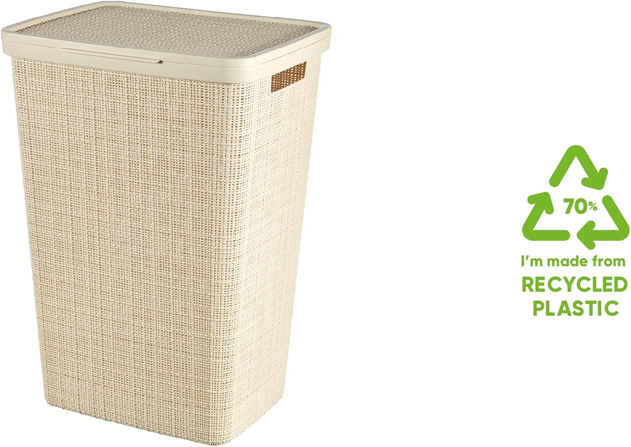 Curver Jute Laundry Hamper - mazeproducts