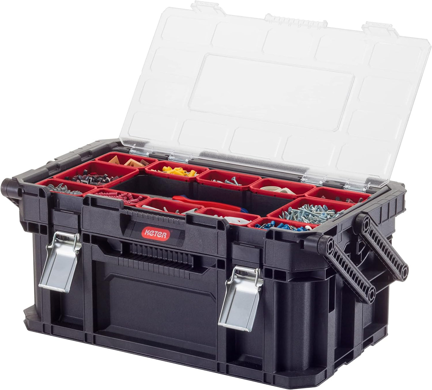 Keter Connect Cantilever Toolbox - Black - mazeproducts