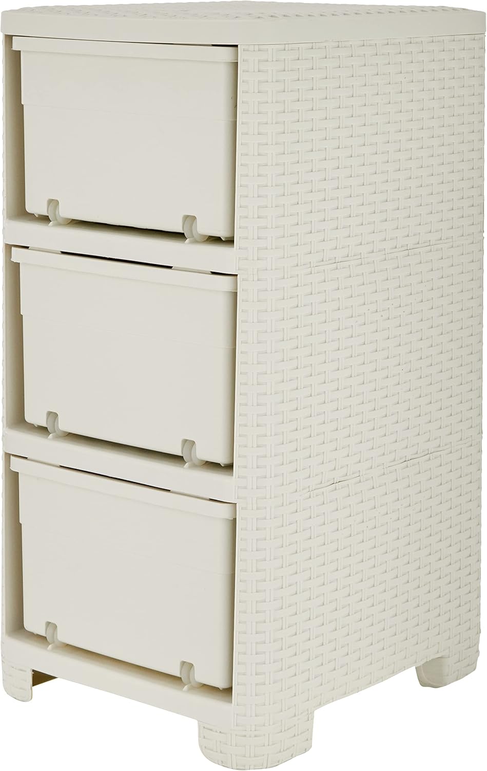 Curver Style Storage 3 Drawer Set - White (14L) - mazeproducts