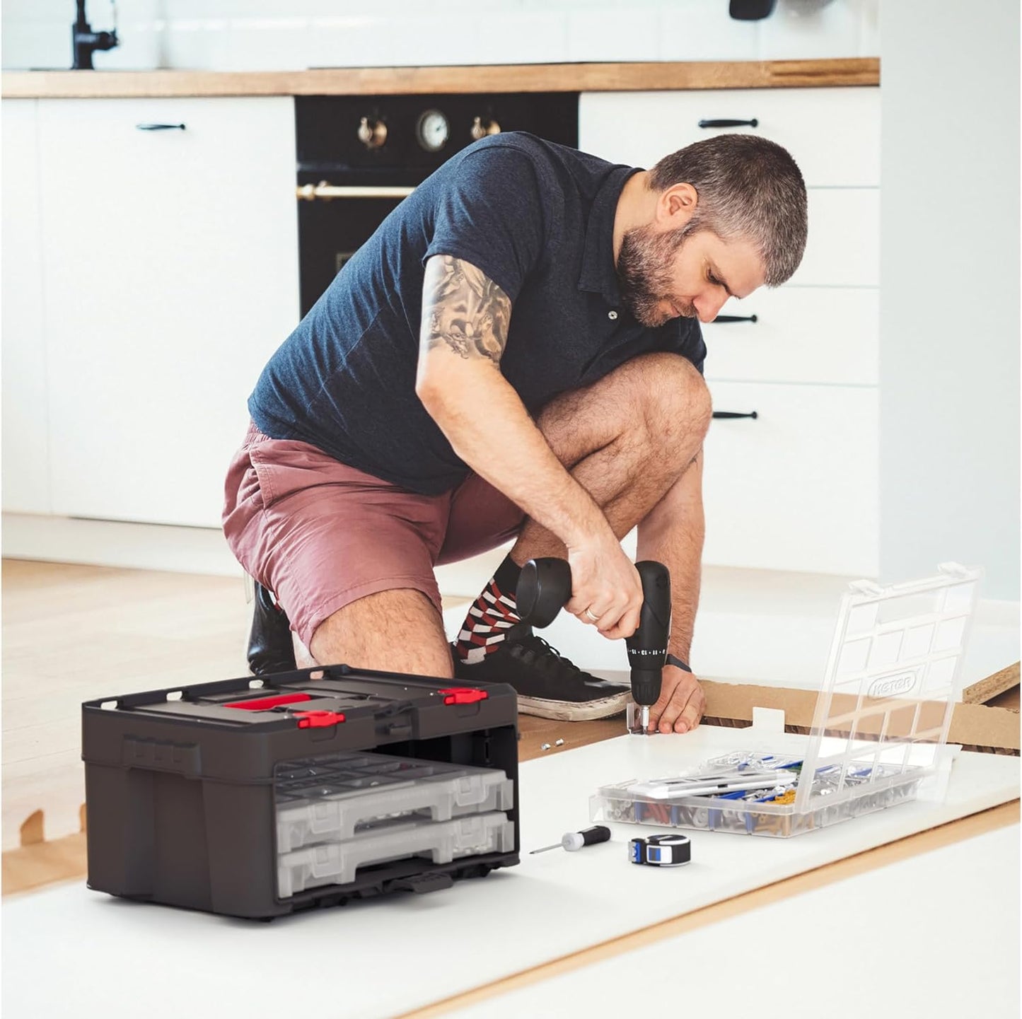 Keter STACK N’ ROLL 3 - Set Organizer - mazeproducts