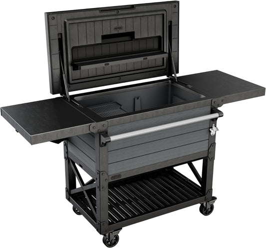 Keter Patio Cooler and Beverage Cart - mazeproducts