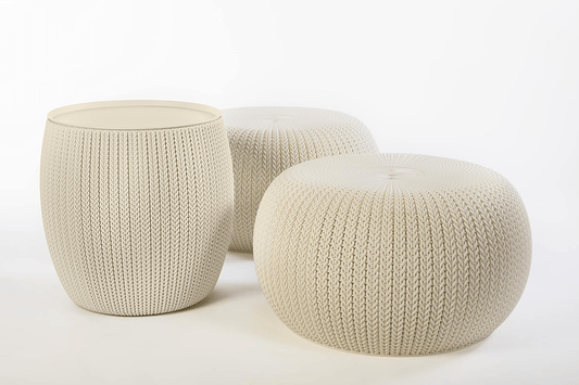 Keter Cozy Urban Balcony Set - White - mazeproducts