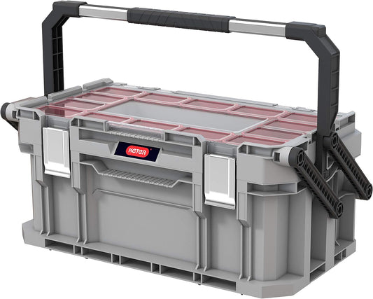 Keter Connect Cantilever Toolbox - Grey - mazeproducts