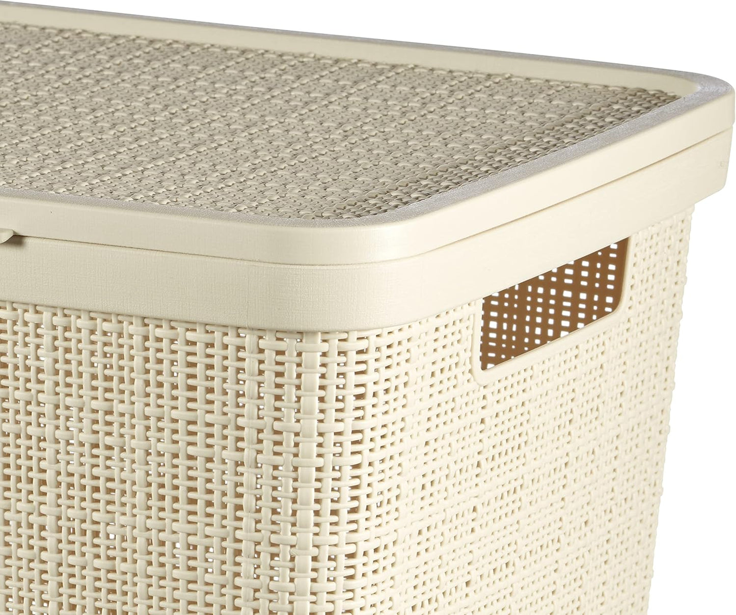 Curver Jute Laundry Hamper - mazeproducts