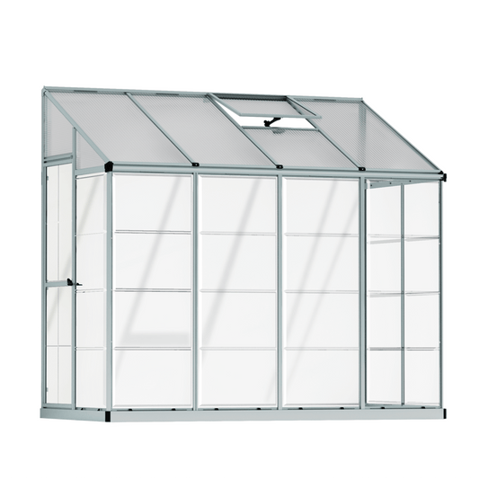 8' x 4' Lean - to Greenhouse (2.5m x 1.3m) - mazeproducts