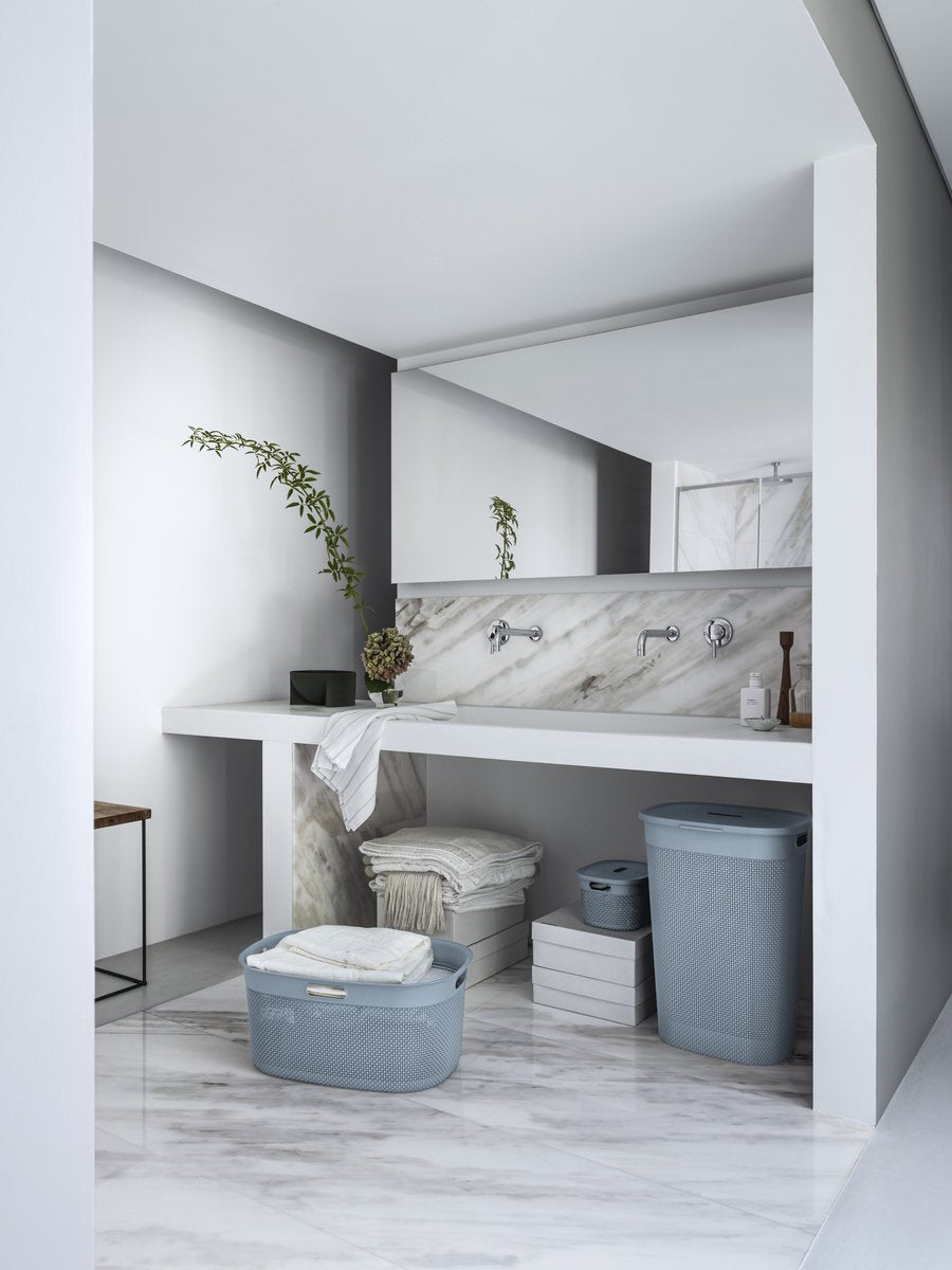 KIS Filo Laundry Hamper - Light Blue - mazeproducts