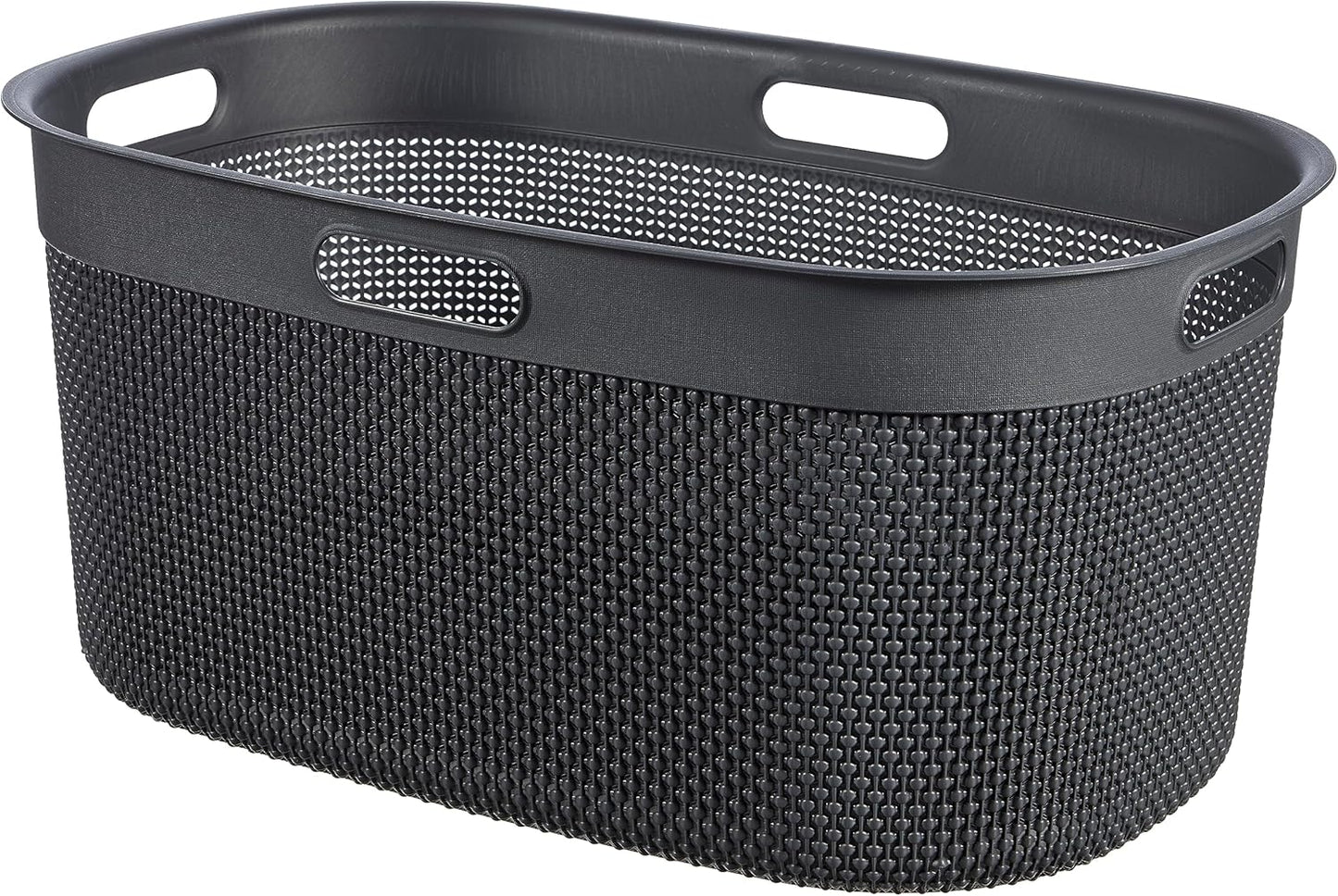 KIS Filo Laundry Basket (45L) - Dark Grey - mazeproducts