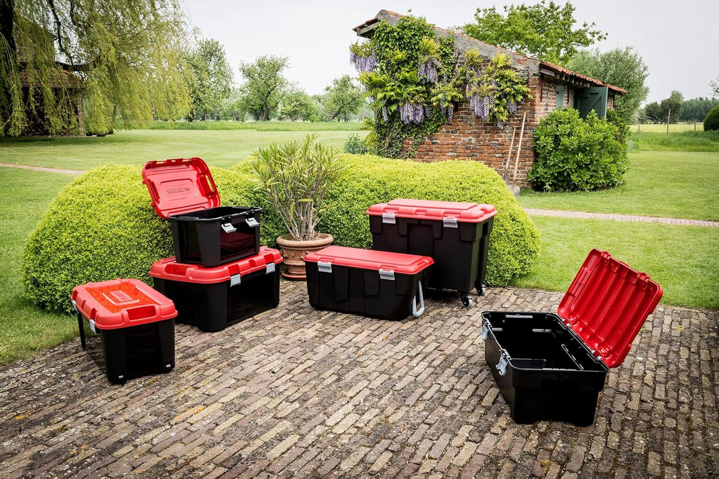 Curver Totem Storage Box (60L) - 4 Pack - mazeproducts