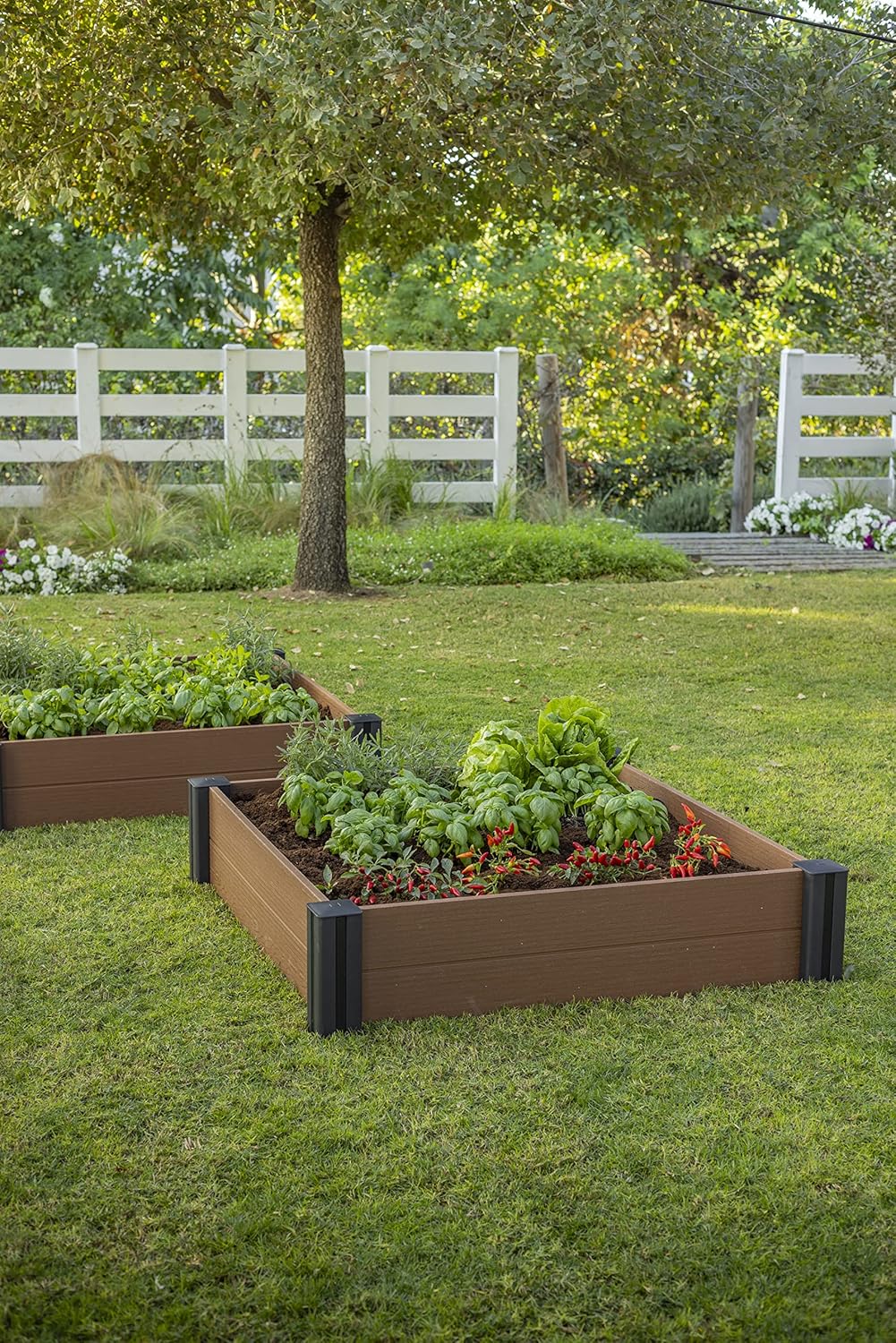 Keter Vista Garden Bed - Brown - mazeproducts