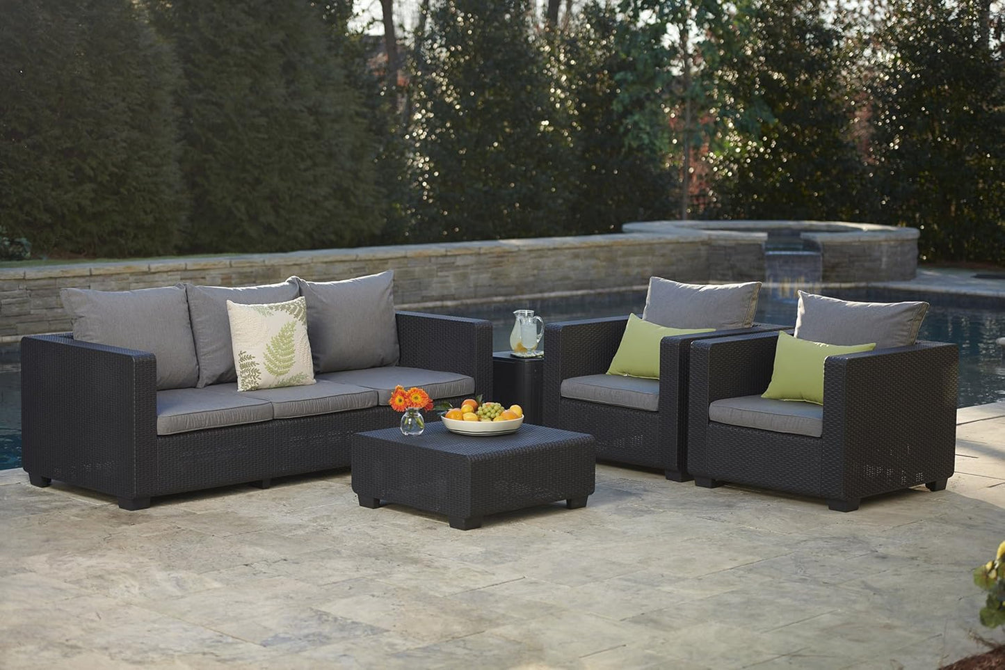 Keter Salta 2 Seater Sofa - mazeproducts