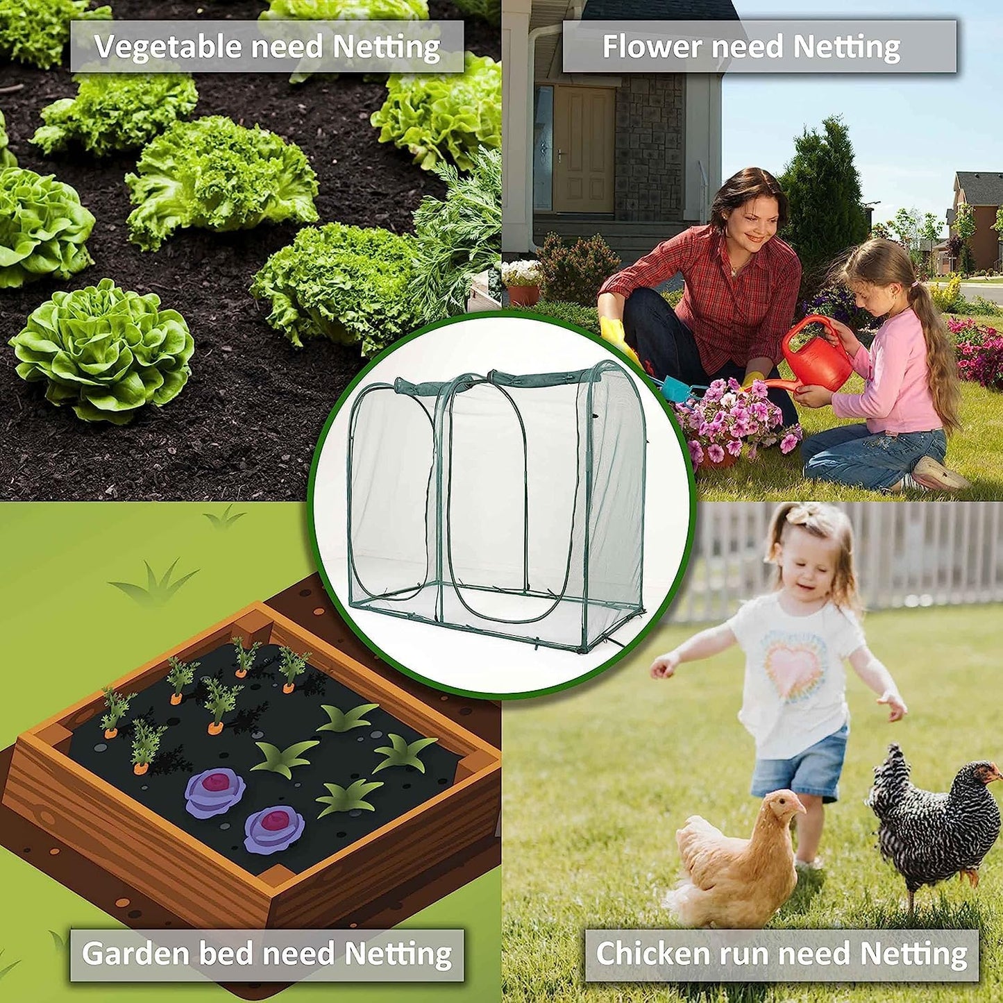 ARCH NET Crop Protection Cage - Medium - mazeproducts