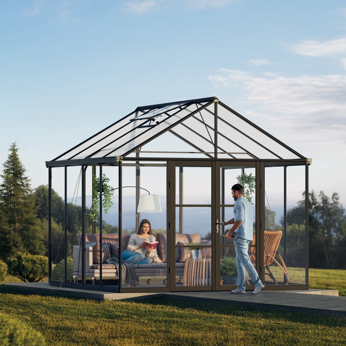 10' x 10' ARIA Greenhouse (3.2m x 3.1m) - mazeproducts